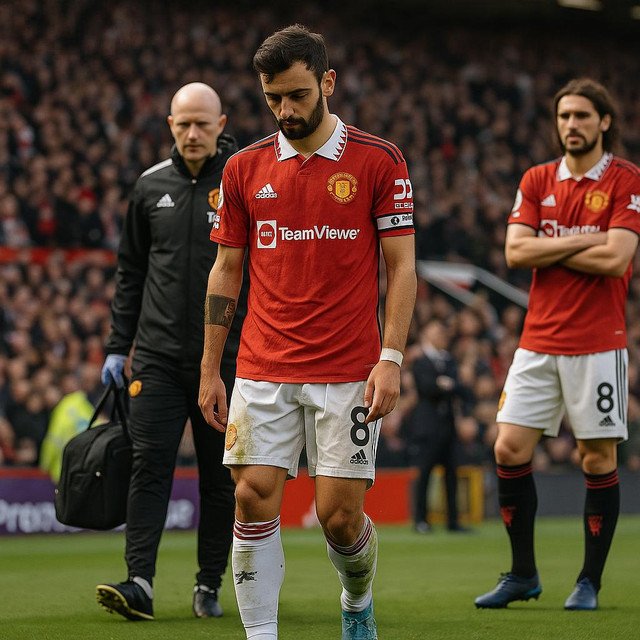 Reaksi Ruben Amorim soal Cedera Bruno Fernandes