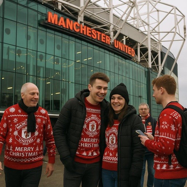 Masih Bisa Pesan Sweater Natal Man United!
